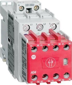 ALLEN BRADLEY - 9 A SAFETY CONTACTOR