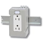 ALLEN BRADLEY - IEC DUPLEX RCPT, 15A, DIN RAIL MTG
