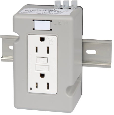 ALLEN BRADLEY - IEC GFCI RCPT, 15A, DIN RAIL MTG