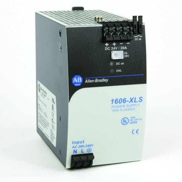 ALLEN BRADLEY - 200 TO 240VAC IN 24 TO 28VDC OUT 480W PS