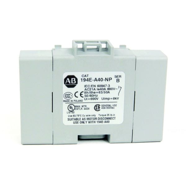 ALLEN BRADLEY - ADDITIONAL POLE 40A