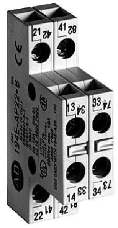 ALLEN BRADLEY - 194E 1 NO-1 NC AUXILIARY CONTACT BLOCK