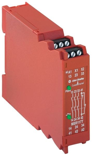 ALLEN BRADLEY - GUARDMASTER MSR117T SAFETY RELAY