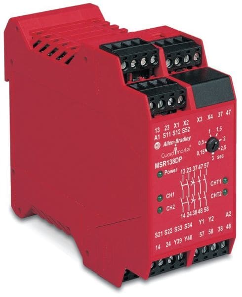 ALLEN BRADLEY - GUARDMASTER MSR138.1DP SAFETY RELAY