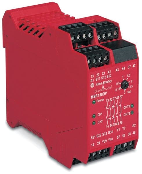 ALLEN BRADLEY - GUARDMASTER MSR138DP SAFETY RELAY