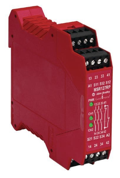 ALLEN BRADLEY - GUARDMASTER MSR127TP SAFETY RELAY