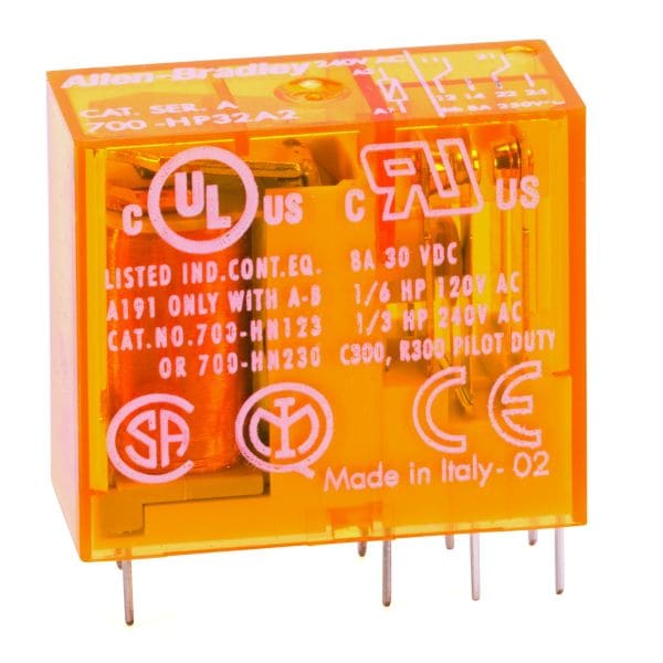 ALLEN BRADLEY - PCB PIN STYLE RELAY