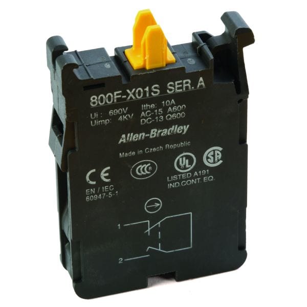ALLEN BRADLEY - 22MM CONTACT BLOCK 800F PB