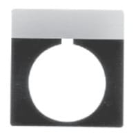 ALLEN BRADLEY - 30MM 800T GREY BLANK LEGEND PLATE
