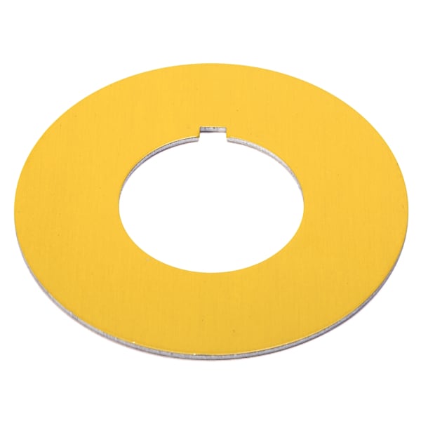 ALLEN BRADLEY - 30MM 800T BLANK YELLOW RING LEGEND PLATE