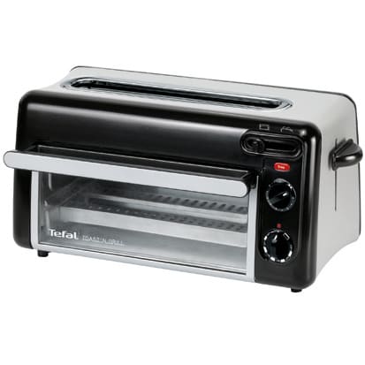 TEFAL - Toaster+Mini-Ofen 1300W Langschlitz Thermostat sw-alu