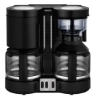 KRUPS - Kaffeeautomat DuothekPlus Kaffee/Tee 2x10T 2x1100W Glask. sw