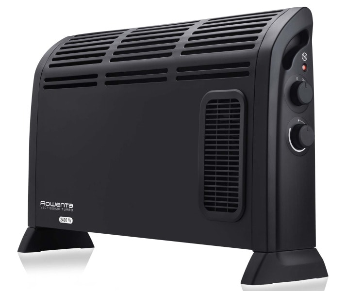 ROWENTA - Konvektor-Heizlüfter 2Stufen 1200W/2400W Turbo Thermostat sw