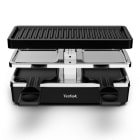 TEFAL - Raclette 400W 2Pfännchen antihaftbesch.Grillplatte sw