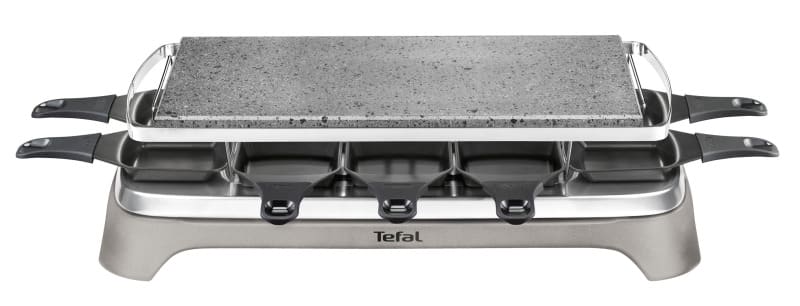 TEFAL - Raclette 1350W 10Pfännchen Steingrillplatte gr