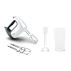 TEFAL - Handmixer 500W 5Stufen Turbo Mixb. Kunstst.-Pürrierst. ws-sw