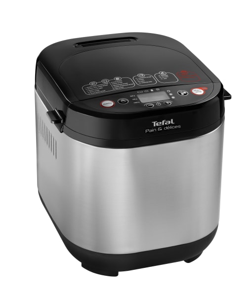 TEFAL - Brotbackautomat 610W 20Prog 15h Startzeitvorw. Disp sw-ed