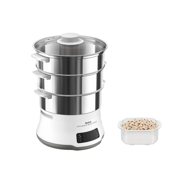 TEFAL - Dampfgarer 900W 3Ebenen 9L 8Prog. ws-gr-si