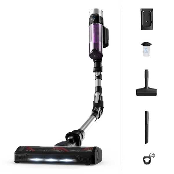 ROWENTA - Handstaubsauger 0.4L Akku 18.5V 45min beutellos sw-lila-si