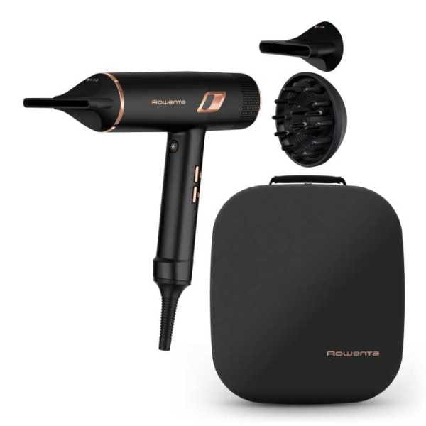 ROWENTA - Haarfön 2000W 3Temp/3Gebl. Kaltst. Diff. Ionen sw-cu