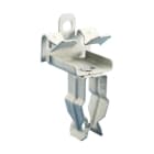 SCHMACHTL - EM-P Flanschklipp zum Aufschlagen mit Rohr Schelle, 18–22 mm OD, 3–8 mm Flansch