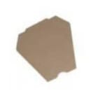 WIELAND - Abschlussplatte grau 1,5 mm