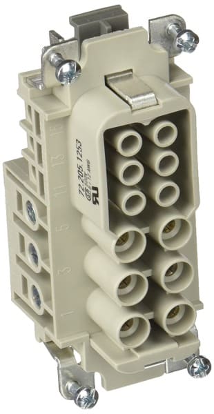 SCHMACHTL - Buchseneinsatz 690V400V/6x40A + 400V/230V//6x16A