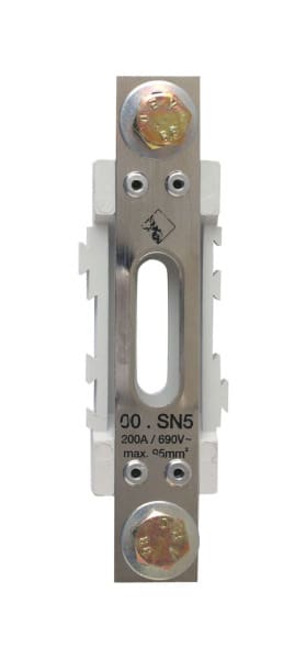 MERSEN - Neutralleiter-Stütze Gr.00 200A 690VAC SU5 beidseitig mit Schrauben M8