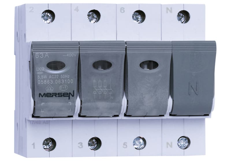 MERSEN - LINOCUR Neozed Lasttrennschalter D02 63A 3+N-polig 400VAC