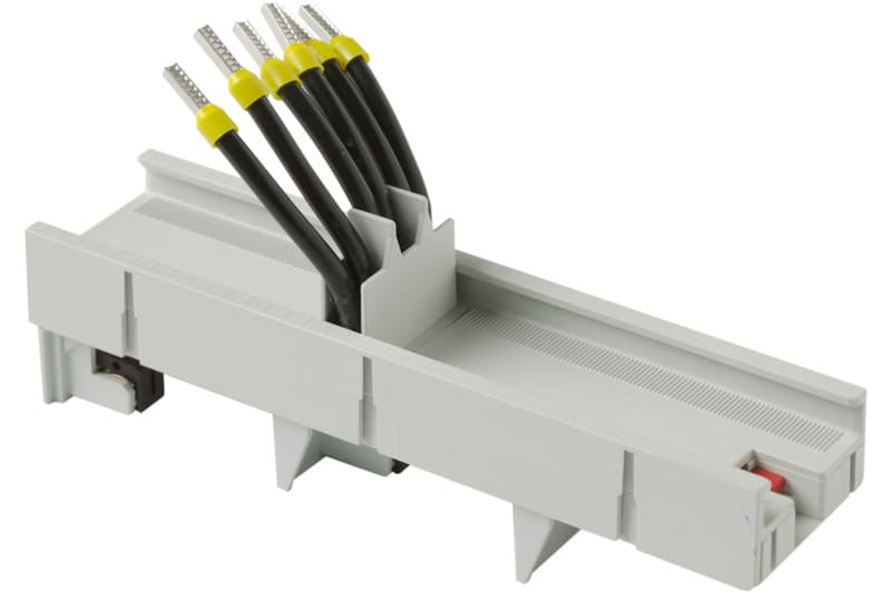 MERSEN - MULTIFIX Geräteadapter Anschluß mittig 2x 3x6mm² 35A Breite 45mm, SAS60