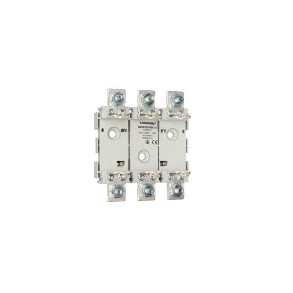 MERSEN - NH-Sicherungs-Unterteil Gr.00 1000VAC/1000VDC 160A 3-polig, Hutschiene, Schraube