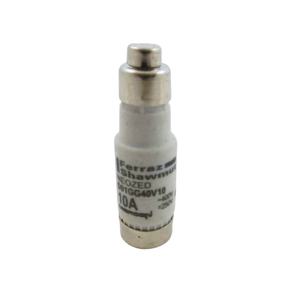 MERSEN - NEOZED Sicherungseinsatz D01 400VAC/250VDC 10A gG rot