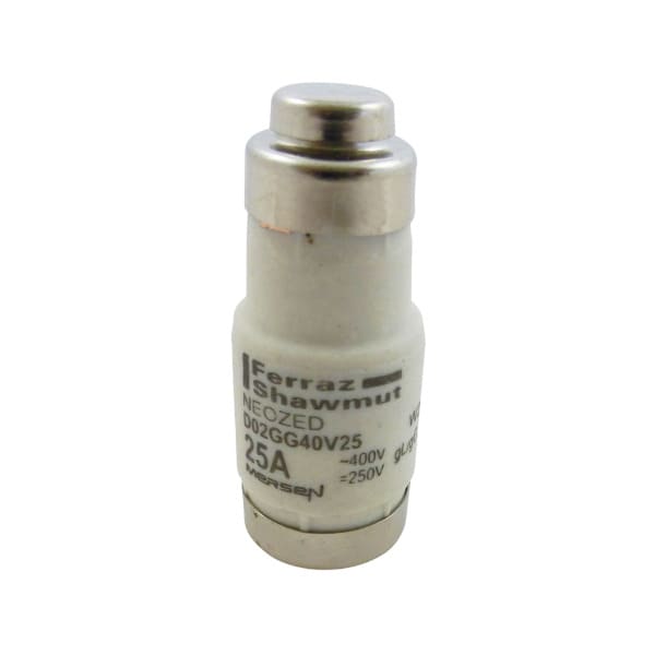 MERSEN - NEOZED Sicherungseinsatz D02 400VAC/250VDC 25A gG gelb