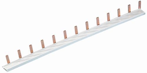MERSEN - Verdrahtungsschiene Stegausführung 1-polig 16mm², Teilung 27mm, L-Form, 1000mm