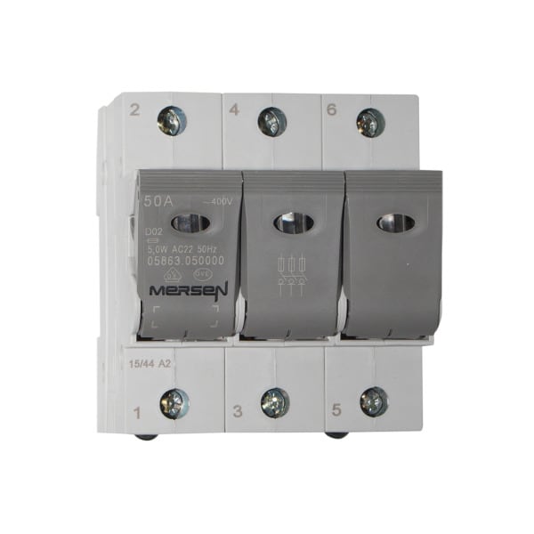 MERSEN - LINOCUR Neozed Lasttrennschalter D02 63A 3-polig 440VAC für Schiffbau/Marine