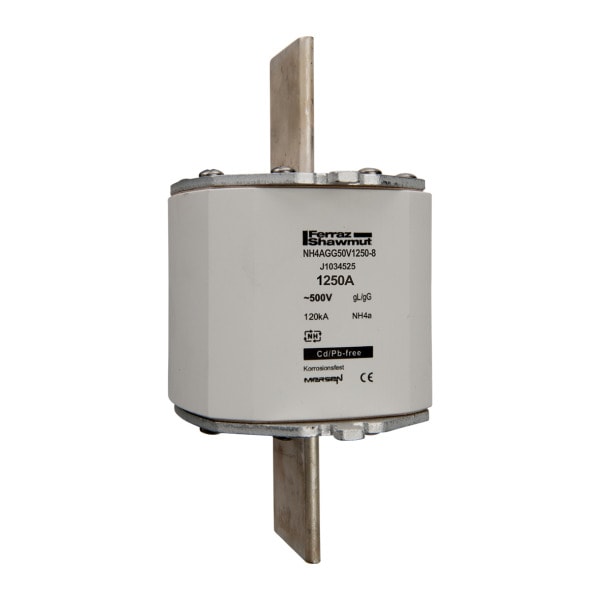 MERSEN - NH-Sicherung gG Gr.4a 500VAC/250VDC 1250A m spannungsführenden Grifflaschen SKM