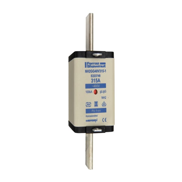 MERSEN - NH-Sicherung gG Gr.2 400VAC 400A mit spannungsfreien Grifflaschen DKM