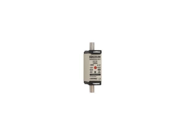 MERSEN - NH-Sicherung gG Gr.000 500VAC/250VDC 100A mit spannungsfreien Grifflaschen DKM