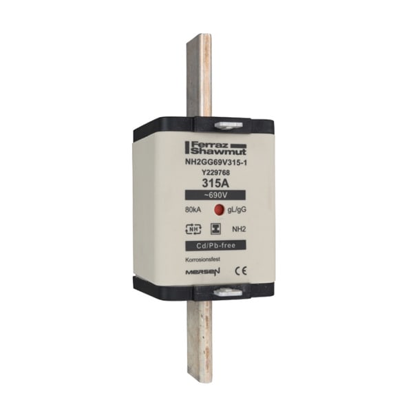 MERSEN - NH-Sicherung gG Gr.3 690VAC/250VDC 400A mit spannungsfreien Grifflaschen DKM