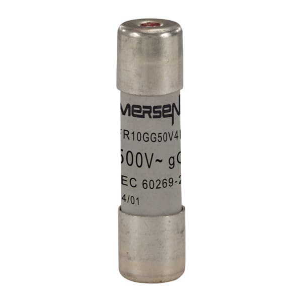MERSEN - Sicherung zylindrisch gG Gr.10x38 500VAC/250VDC 4A mit Kennmelder