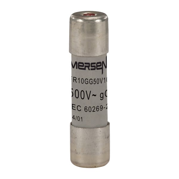 MERSEN - Sicherung zylindrisch gG Gr.10x38 500VAC/250VDC 10A mit Kennmelder