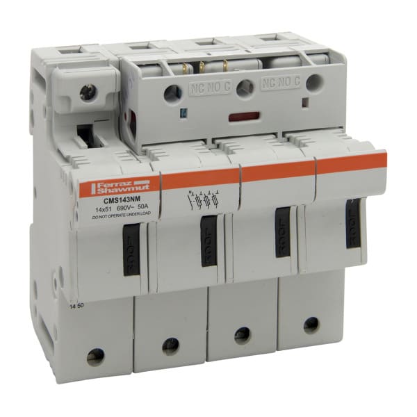 MERSEN - Modulostar Sicherungshalter Gr.14x51 690VAC/690VDC 50A 3+N-p. mit MS