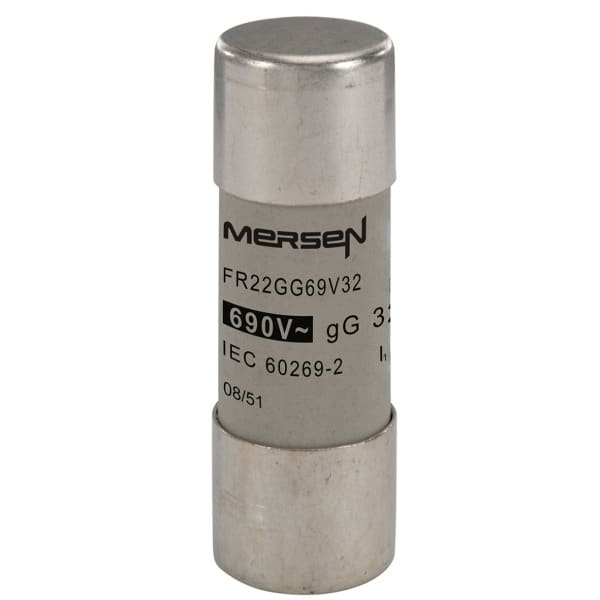 MERSEN - Sicherung zylindrisch gG Gr.22x58 690VAC/250VDC 32A ohne Kennmelder