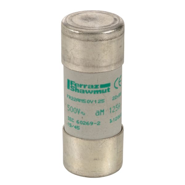MERSEN - Sicherung zylindrisch aM Gr.22x58 500VAC 125A ohne Schlagbolzen