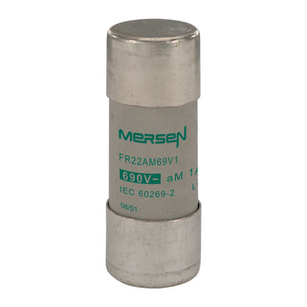 MERSEN - Sicherung zylindrisch aM Gr.22x58 690VAC 1A ohne Schlagbolzen