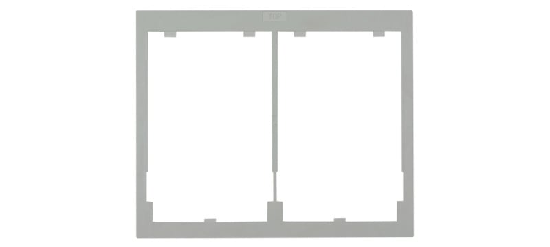 MERSEN - Abdeckblende für Verteilereinbau 2-fach für 00.ST9/00.RST9 3-polig 231x190mm