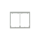 MERSEN - Abdeckblende für Verteilereinbau 2-fach für 00.ST9/00.RST9 3-polig 231x190mm