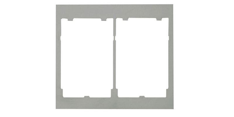 MERSEN - Abdeckblende für Verteilereinbau 2-fach für 00.ST9/00.RST9 3-polig 231x210mm