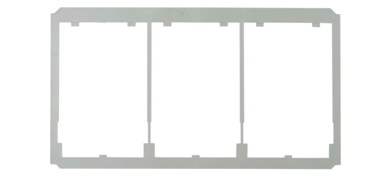 MERSEN - Abdeckblende für Verteilereinbau 3-fach für 00.ST9/00.RST9 3-polig 339x190mm
