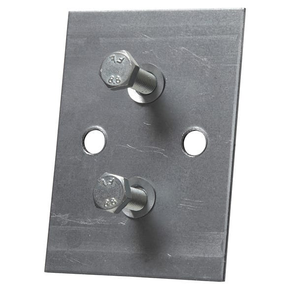 MERSEN - Adapter zwischen 2 Hutschienen Abstand 125mm für 00.ST9 3-polig